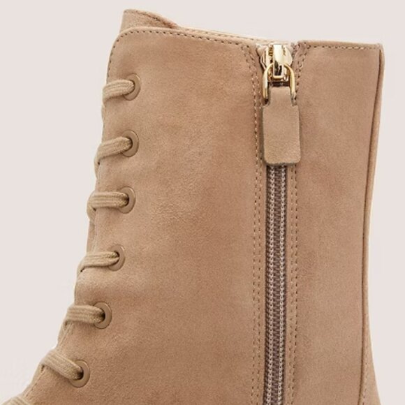 Bedford Sleek Lace-Up Bootie Cashmere Tonal - Picture 12 of 16